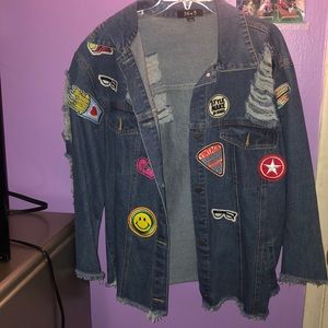 Ripped Denim Jacket